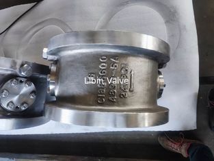 Válvula de verificación de doble disco de acero inoxidable dúplex
